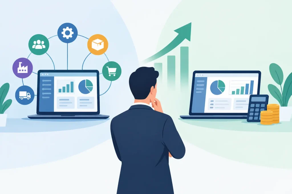ERP Versus Accounting Software for Growth